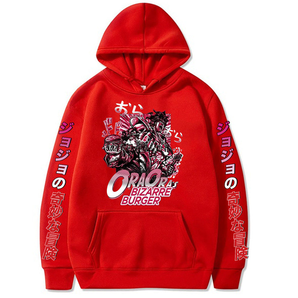 JOJO Bizarre Adventure Printed Hooded Sweatshirt