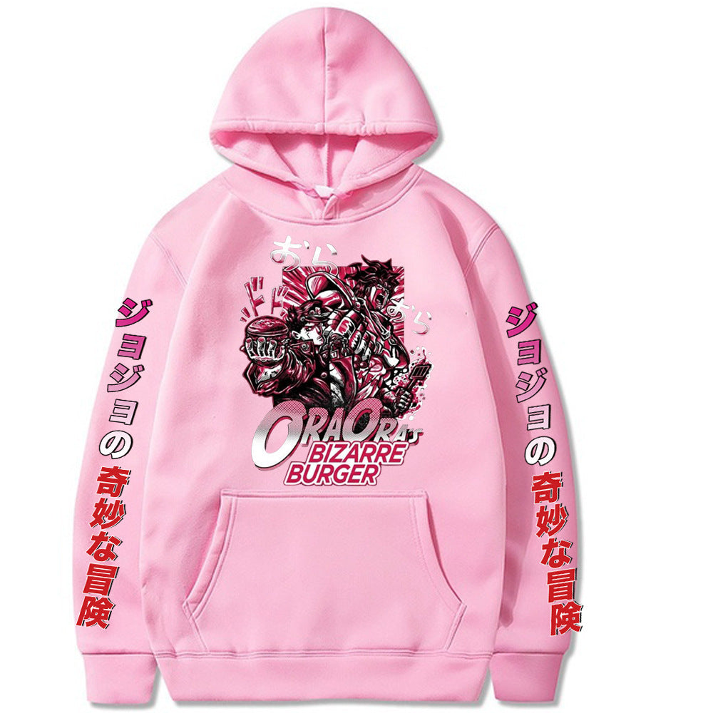 JOJO Bizarre Adventure Printed Hooded Sweatshirt
