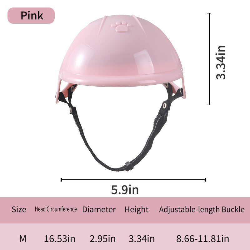 Pet Helmet New Pink Dog Cat Motorcycle Pet Dog Motorbike Sport Outdoor Pet Accessory Headwear
