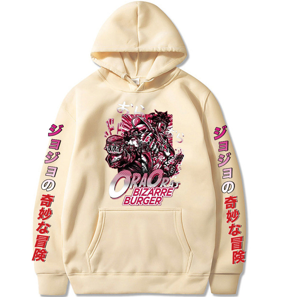 JOJO Bizarre Adventure Printed Hooded Sweatshirt