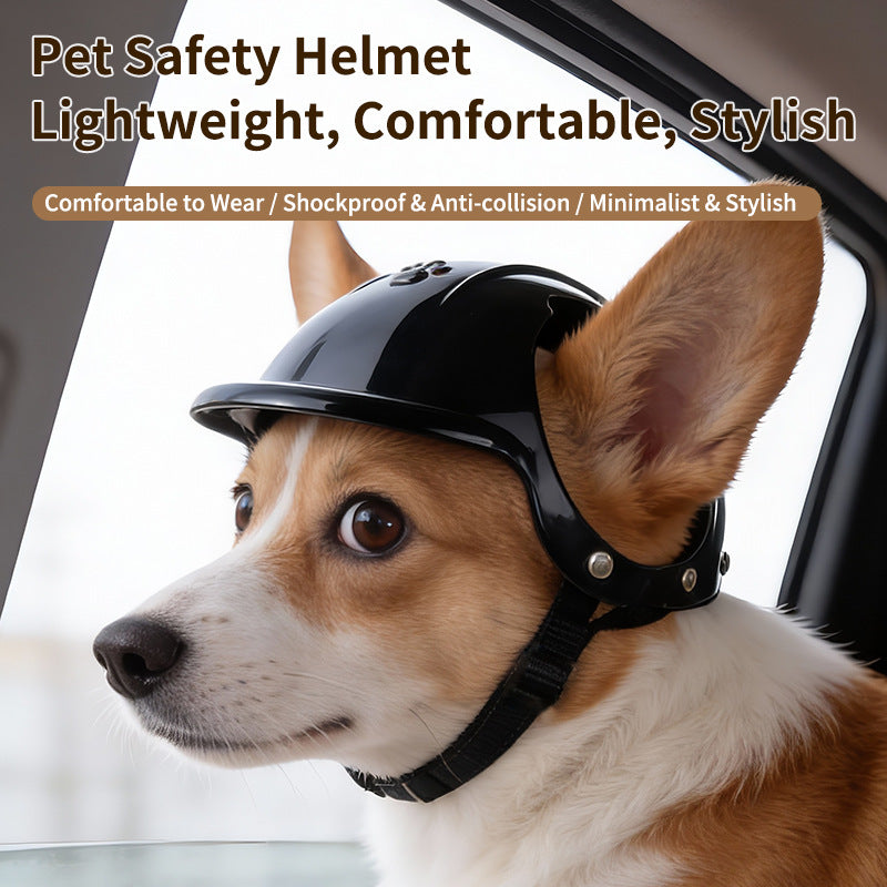 Pet Helmet New Pink Dog Cat Motorcycle Pet Dog Motorbike Sport Outdoor Pet Accessory Headwear