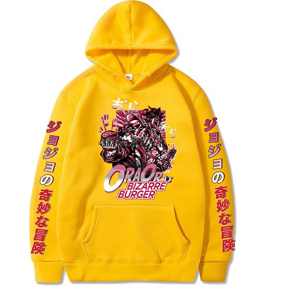 JOJO Bizarre Adventure Printed Hooded Sweatshirt
