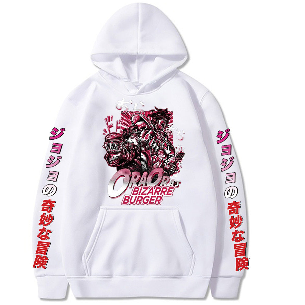 JOJO Bizarre Adventure Printed Hooded Sweatshirt