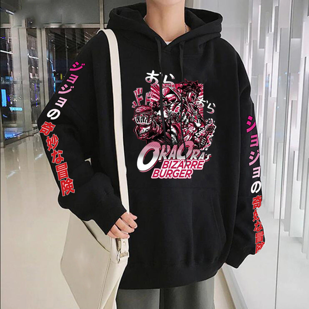JOJO Bizarre Adventure Printed Hooded Sweatshirt
