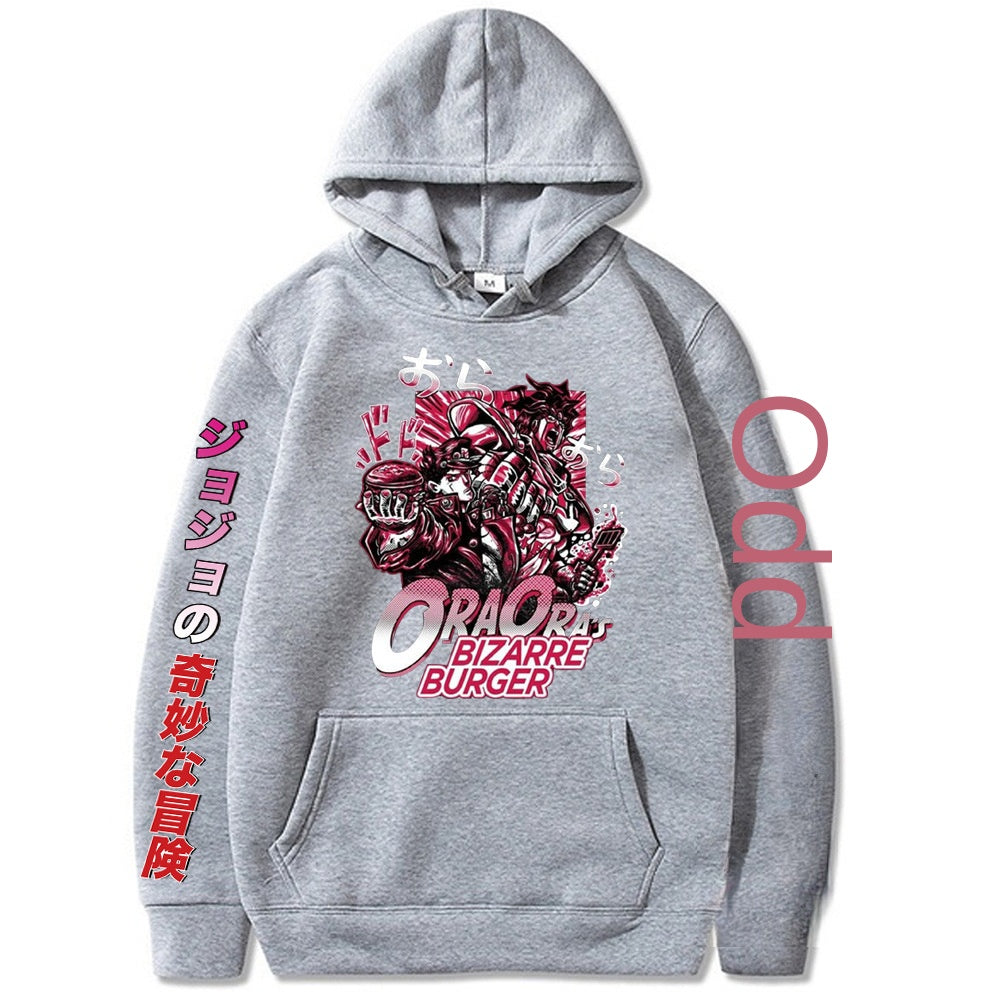 JOJO Bizarre Adventure Printed Hooded Sweatshirt