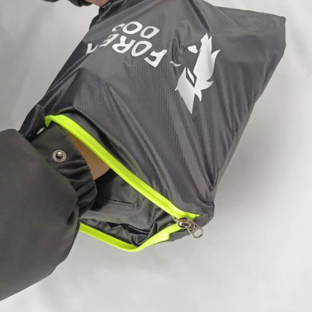 Outdoor Camping Hiking Hiking Rain Poncho Fishing Lightweight Hooded Rain Poncho 210T Polyester Taffeta Raincoat